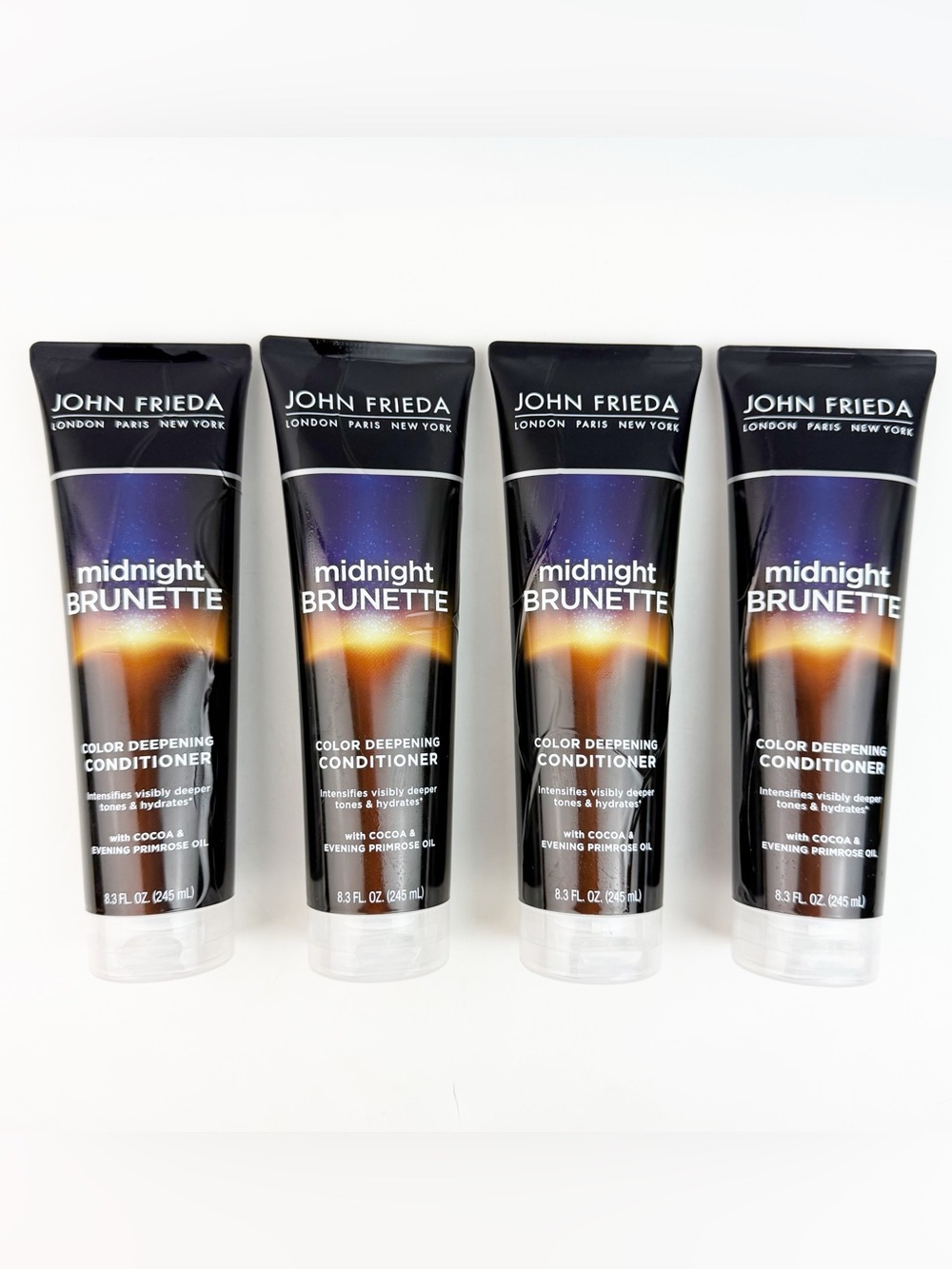 FOUR John Frieda Midnight Brunette Color Deepening Conditioner 8.3 oz ea New